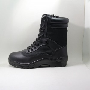High Quality Mens PU Coated Leather Army Tactical Military Boot